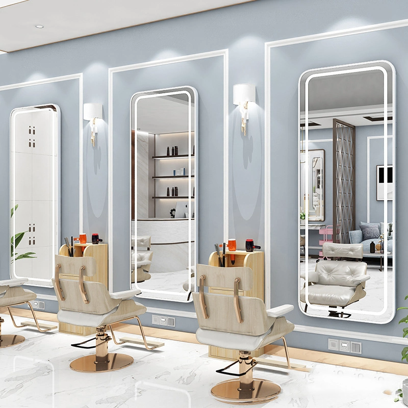 Hot Sale Beauty Hair Salon Mirror Station กระจกแต่งหน้า