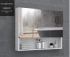 ODM LED Smart Mirror ขนาดที่กำหนดเองสีอ่างล้างหน้าตู้โต๊ะเครื่องแป้งห้องน้ำ