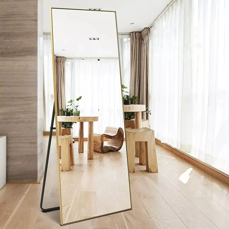 Art Home Hotel Decor ทรงกลม อลูมิเนียม โลหะ ไม้ กรอบกระจกติดผนัง 40 ซม. 50 ซม
