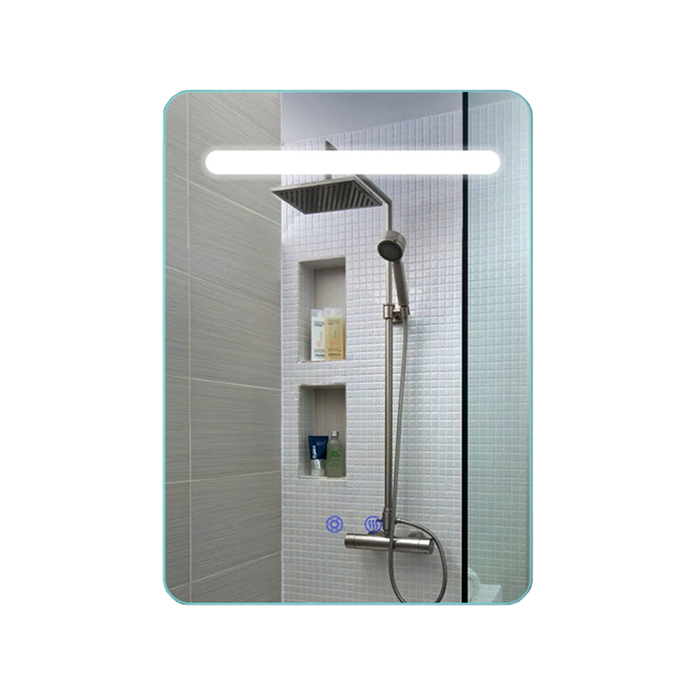 LED Smart Mirror กระจกติดผนังตกแต่งบ้าน Bluetooth กระจกแต่งหน้าอุปกรณ์ห้องน้ำ Salon Furniture Smart Home Bathroom Mirror