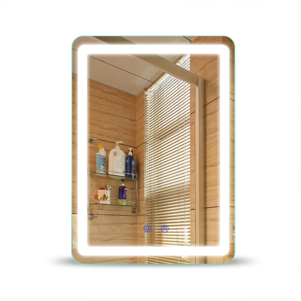 ขายส่งห้องน้ำ Smart Backlit LED Lighted โต๊ะเครื่องแป้งเฟอร์นิเจอร์กระจกติดผนังตกแต่ง